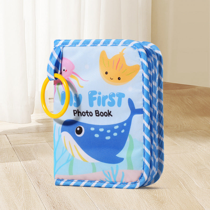 Min första baby fotobok med säker spegel