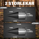 Elektrisk borrdriven vedklyvningsbit