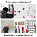 Kraftiga självhäftande väggkrokar - Spikfri montering för kök, badrum och kontor!