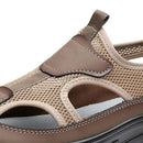 Lätta sandaler med flexibla sulor, i öppen stickad mesh