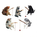 Set med 5 handmålade mini-skrivbordsdekorationer