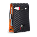 Stöldskyddad Swipe-korthållare i äkta läder