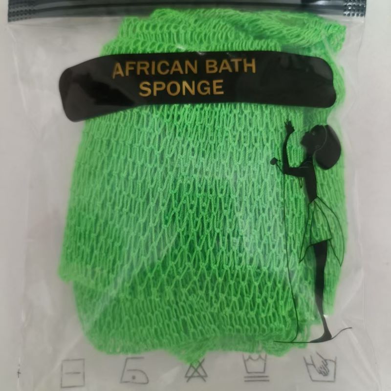 Afrikansk exfolierande mesh-badhandduk med hög elasticitet