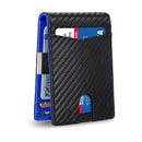 Stöldskyddad Swipe-korthållare i äkta läder