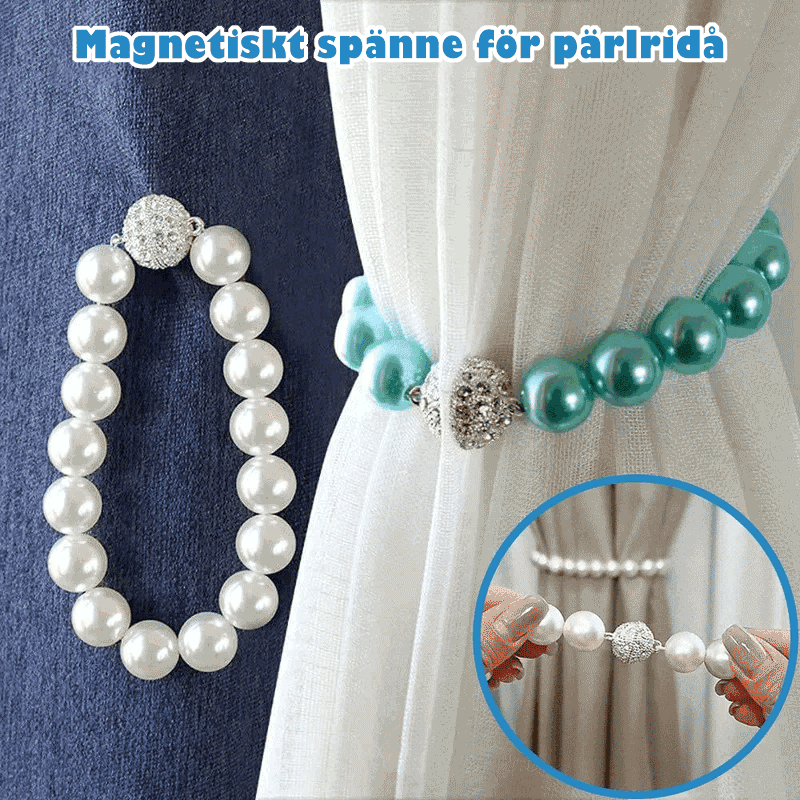 Pärlgardin magnetiskt spänne