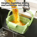Upphängbar, hopfällbar teleskopisk avloppskorg