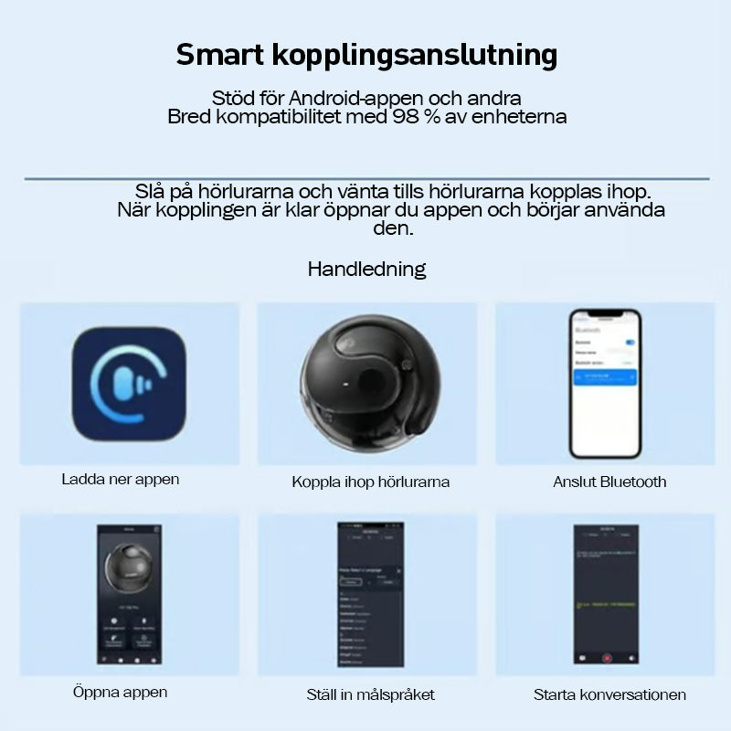 🏆Populära AI översättning Bluetooth-headset⏰