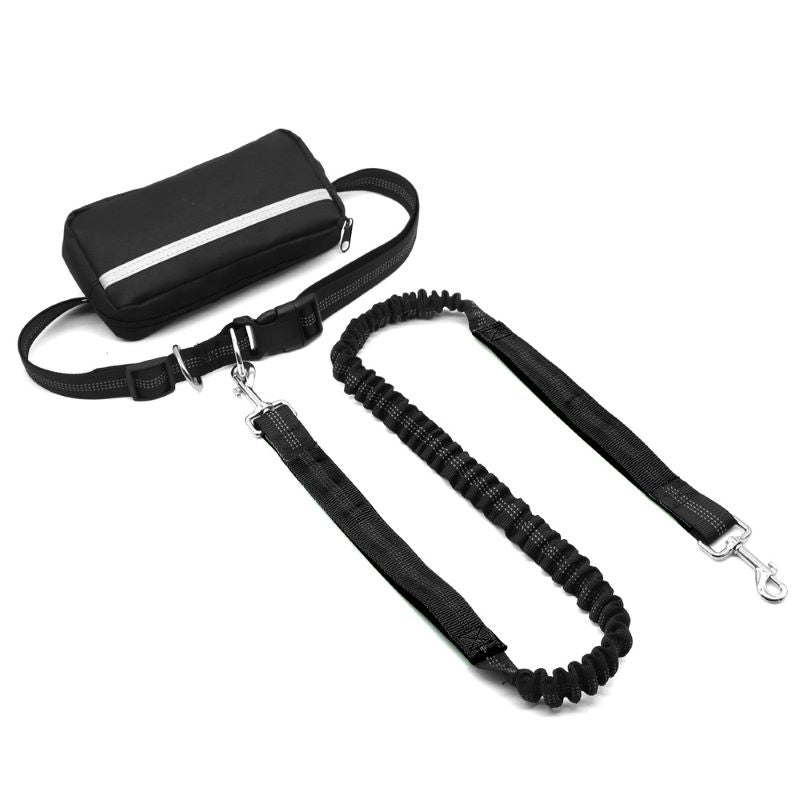 🔥Handsfree hundkoppel med dragkedja