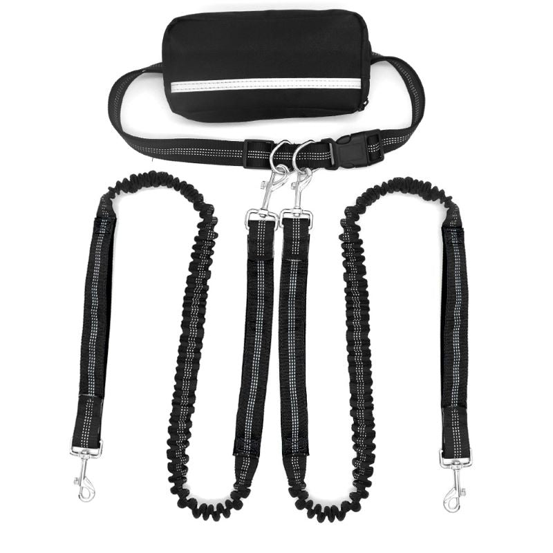 🔥Handsfree hundkoppel med dragkedja