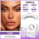 Magnetiska återanvändbara ögonfransar med applikator