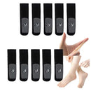 Osynliga halkfria strumpor i kristallint siden för kvinnor