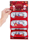 Vikbart rött kuvert