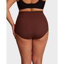 Plus size-trosor med hög midja och korsade former