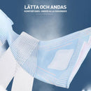 Praktisk knäskydd med kompression