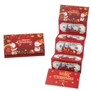 Vikbart rött kuvert