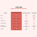 Mönstrat yoga-huvudband med kors