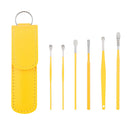 Innovativt fjäderbelastat öronvax rengöringsverktyg