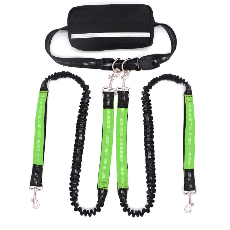 🔥Handsfree hundkoppel med dragkedja