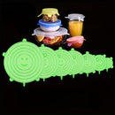 Silikonöverdrag Stretchlock Återanvändbara Lufttäta Matomslag