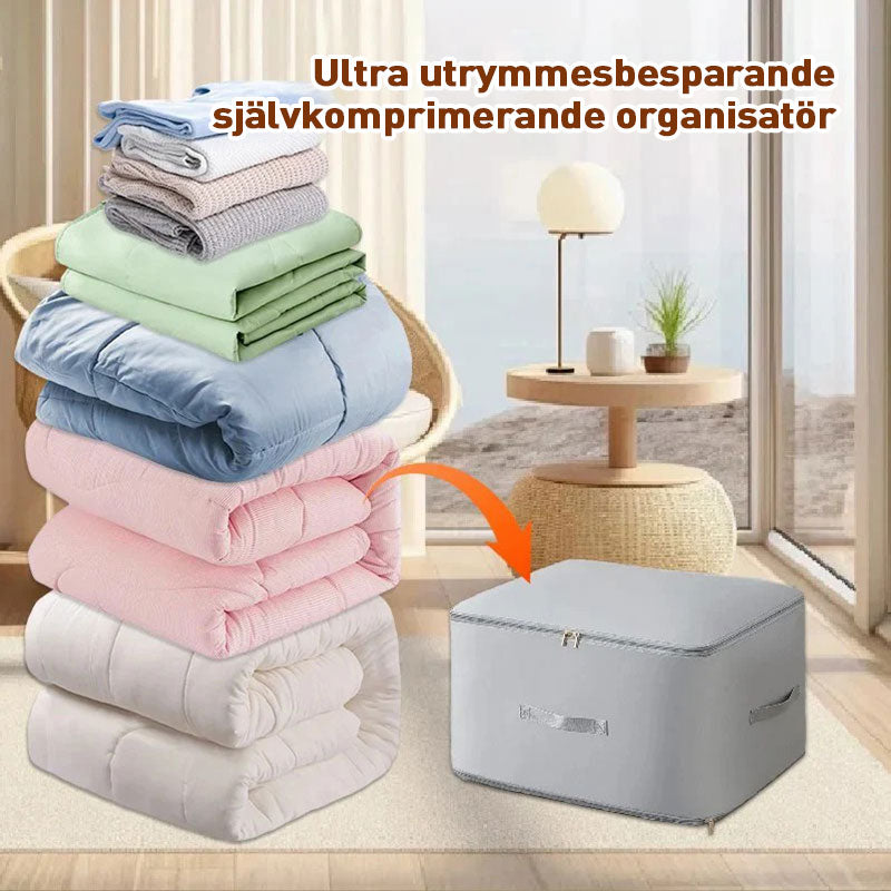 Super utrymmesbesparande kompressionspåse för bil