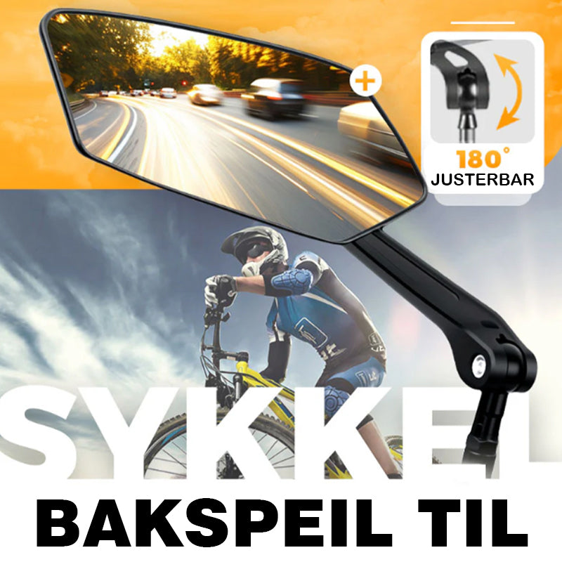 360° roterbar och justerbar backspegel för cykel