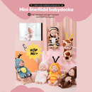 Mini realistiska babydockor med kläder