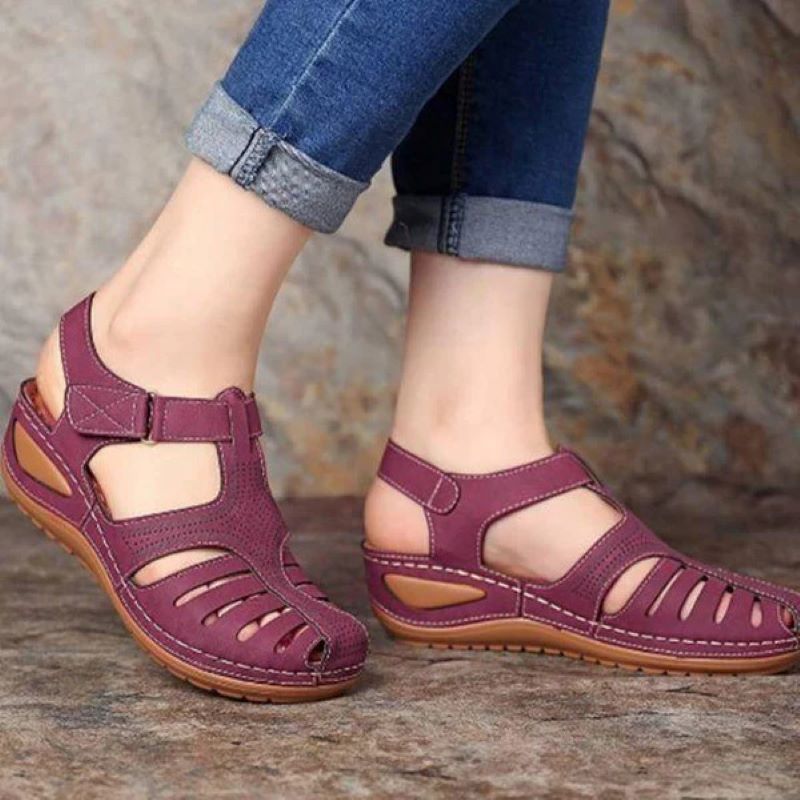 Sandalias de cuero ligeras de primera calidad