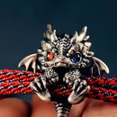 🐲🎁Söt Silver Dragon Armband