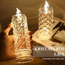 ✨ Kristallrosljusstake - Romantisk charm