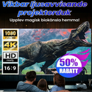 Hopfällbar mjuk projektorduk