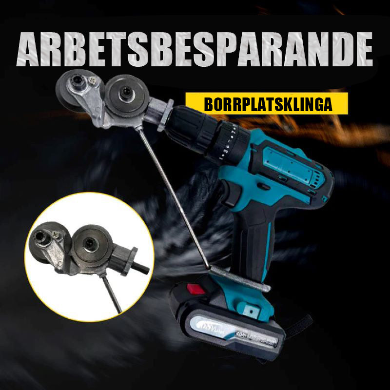 Plattskärare för elektrisk borrmaskin