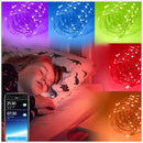 Multicolor Led animerad utomhusljusshow