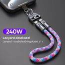 2-i-1 snabbladdningskabel för mobiltelefon