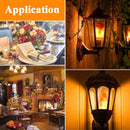 Glödlampa med flameffekt, dekorativa lampor för inomhus-/utomhusbruk