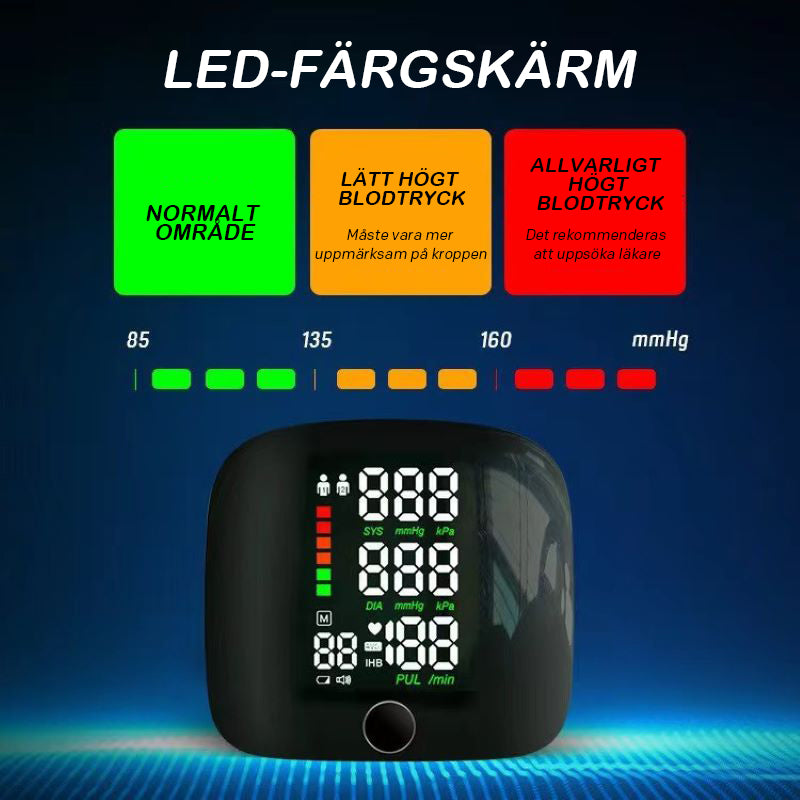 Helautomatisk elektrisk intelligent blodtrycksmätare