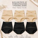 Plus size-trosor med hög midja och korsade former
