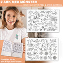 Vattenlösliga broderimallar