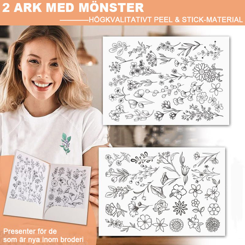 Vattenlösliga broderimallar