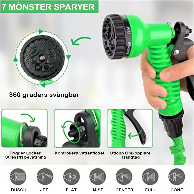 💦Magisk slang med 7 sprutpistolfunktioner
