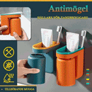 Tandborsthållare med mögelskydd (med mugg)