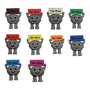 Motiverande stenfigur (10 färger per set)