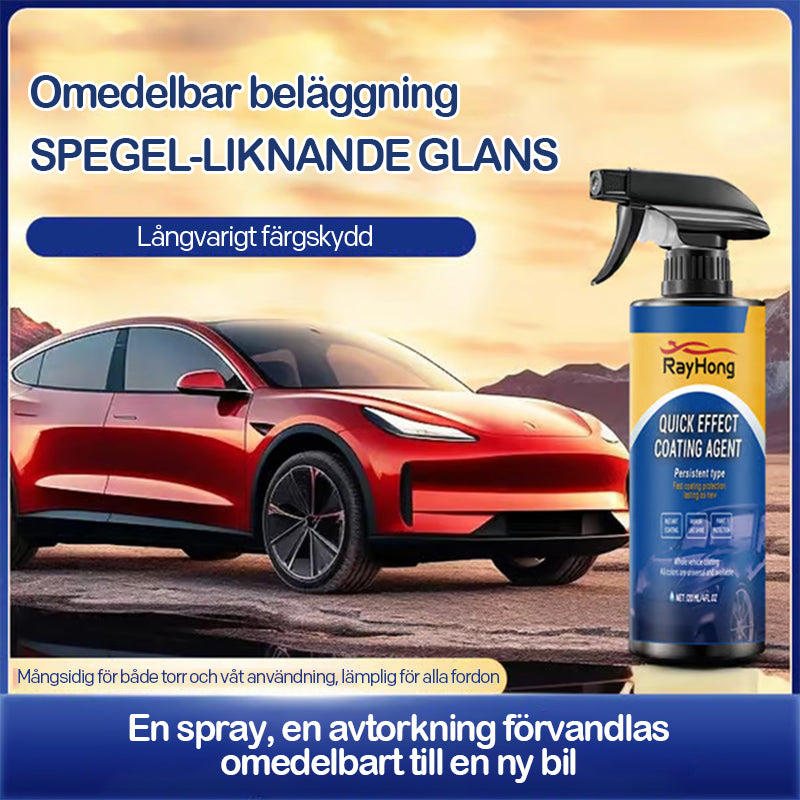 Avancerad snabbverkande beläggningsspray för bilar