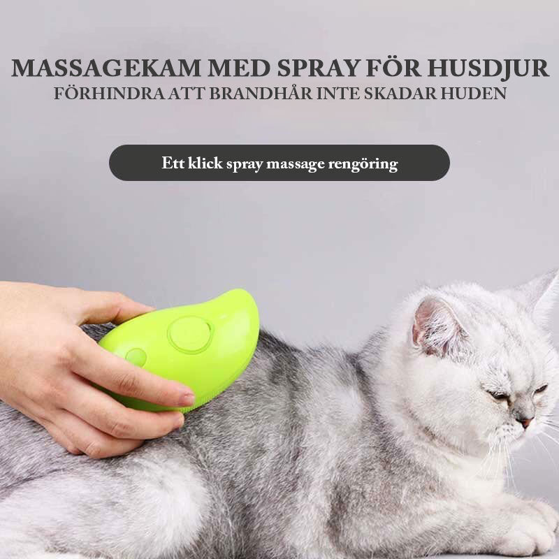Spray för flytande hårkam