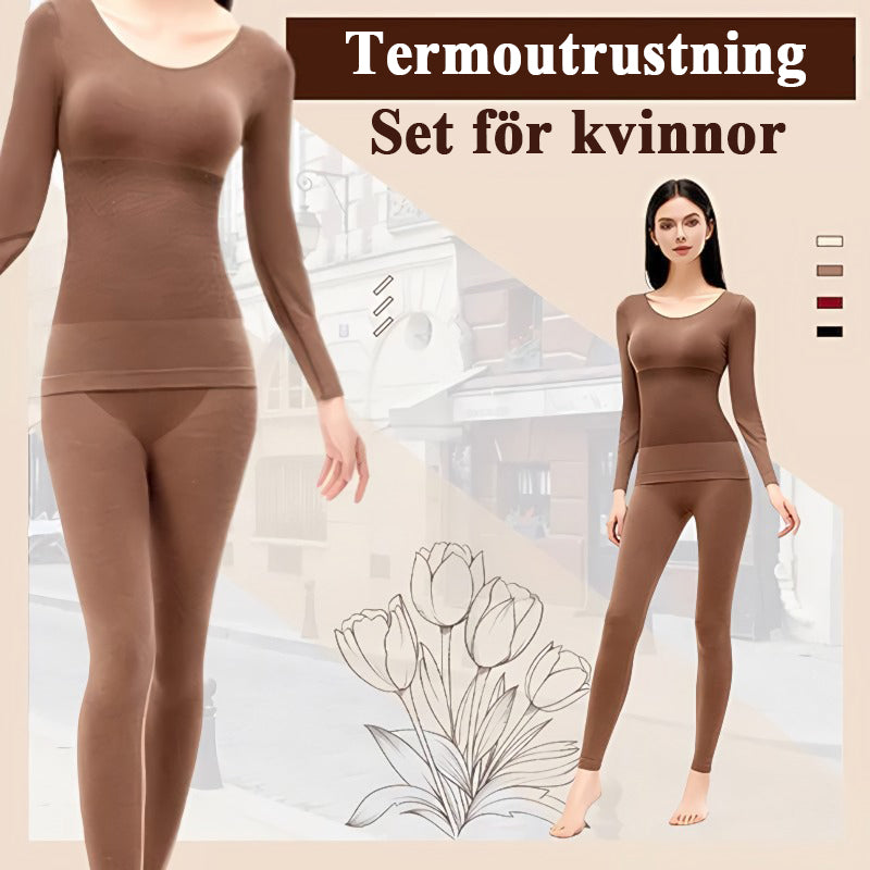 Set med termiska underkläder för kvinnor