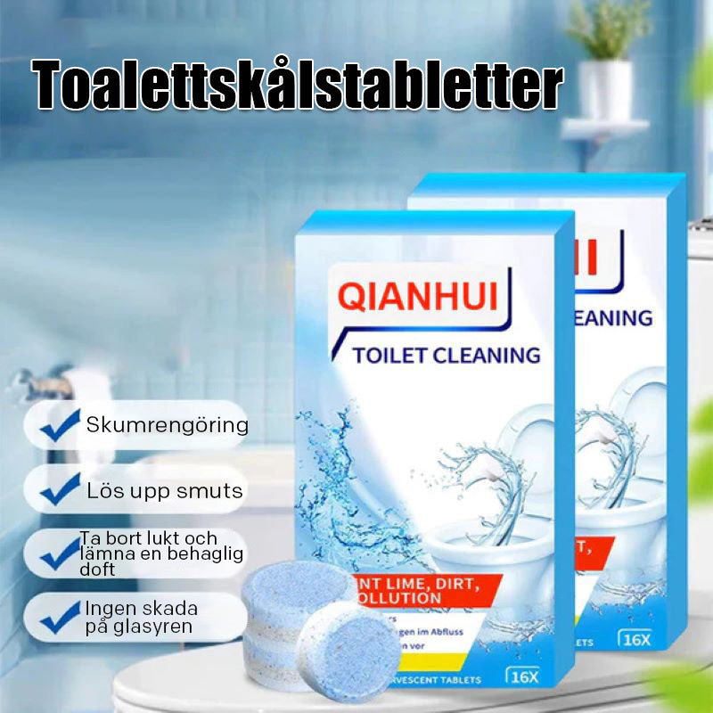 Toalettrengöringstabletter med citrondoft