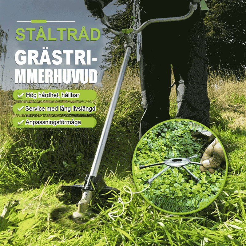 Grästrimmerhuvud av ståltråd