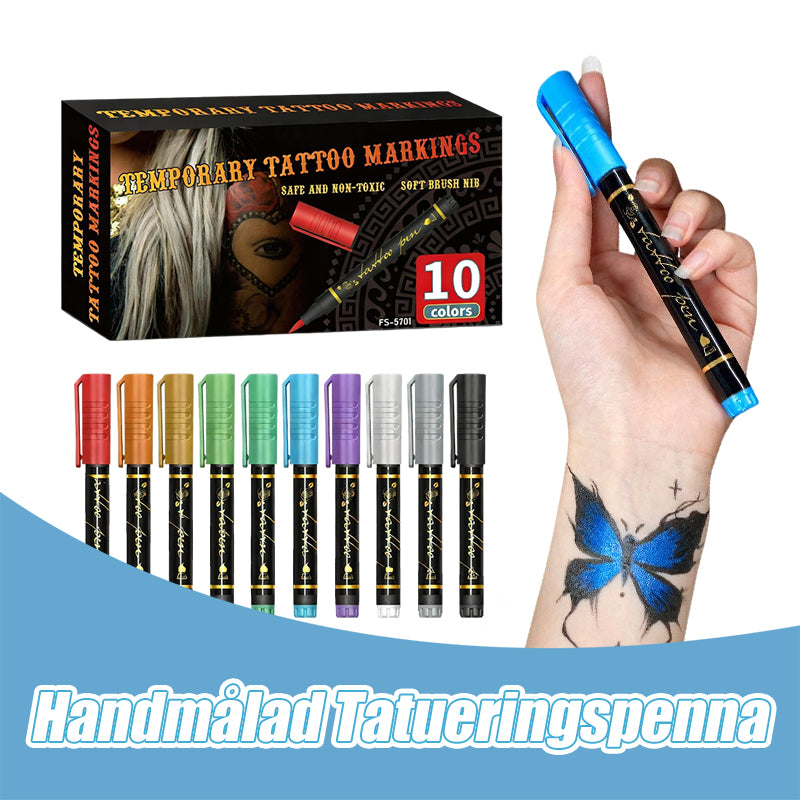 Kit för tillfälliga tatueringsmarkörer