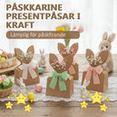 Charmiga påskpåsar med kaninöron