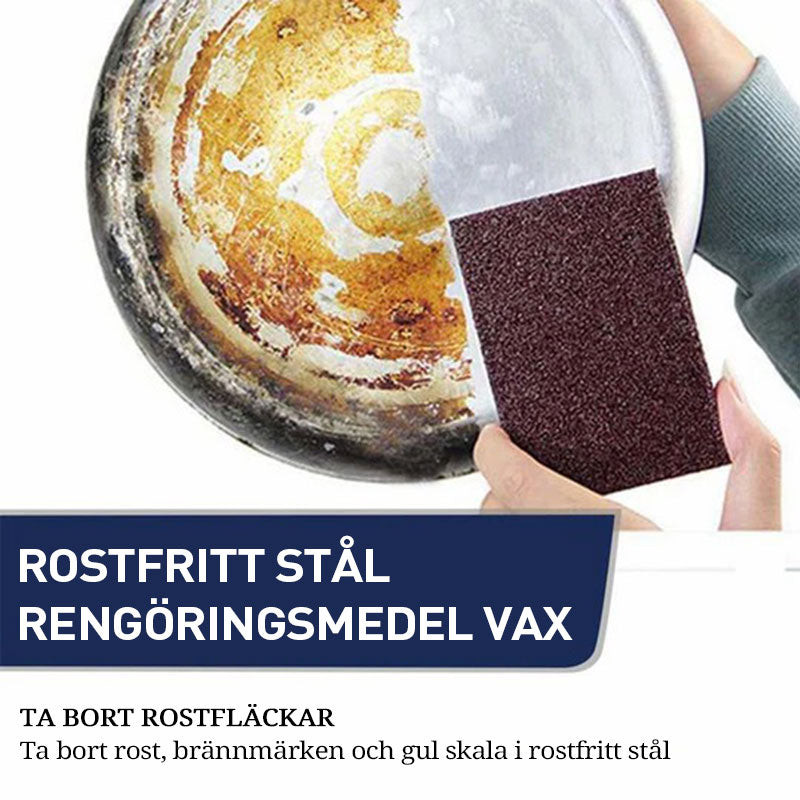 Magisk rengöringspasta för rostfritt stål