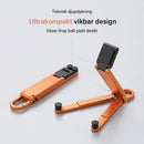 Mini aluminium telefonstativ nyckelring hopfällbar skrivbordshållare